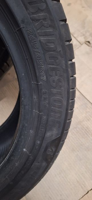 КАТО НОВИ! 2 бр 245 45 17 Bridgestone turanza enliven 6