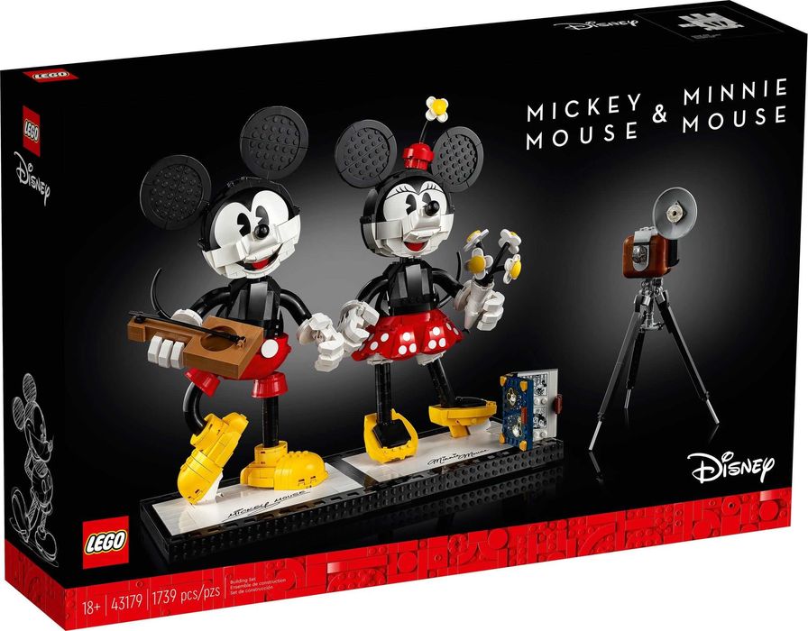 LEGO Disney - Mickey Mouse & Minnie Mouse Buildable Characters 43179