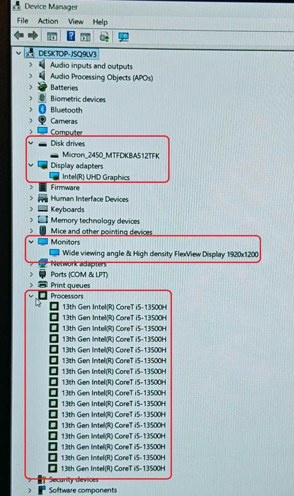 Lenovo ThinkPad P16v/Core i5 13500H/16GB RAM/512GB SSD/16 Full HD+ IPS