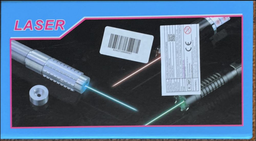 Laser albastru 7,4 v