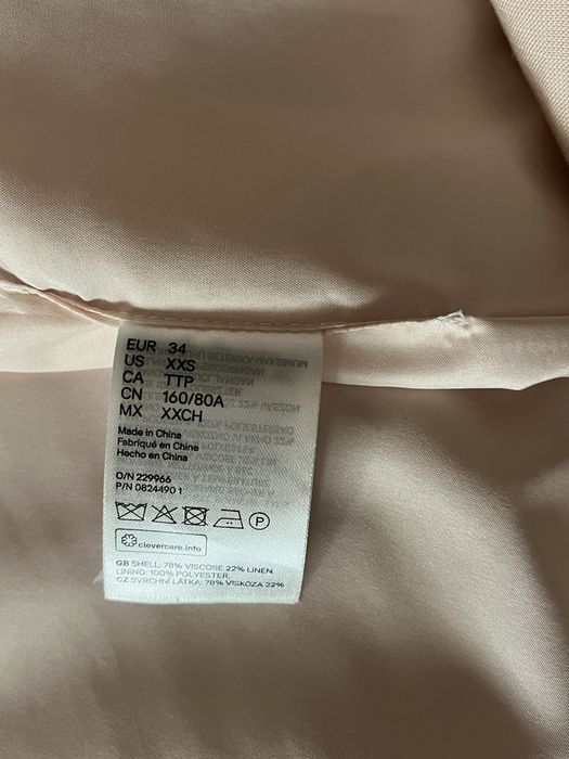 Sacou roz pudrat H&M