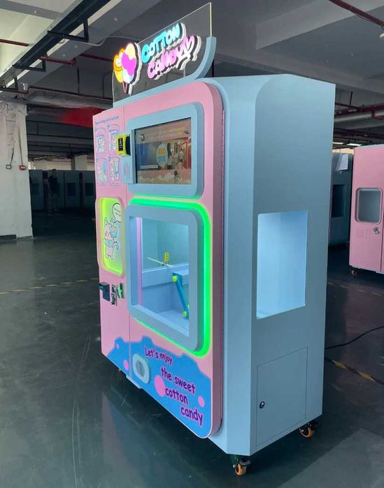 Вендинг Машина за захарен памук на клечка Cotton Candy Pro 64 цвята