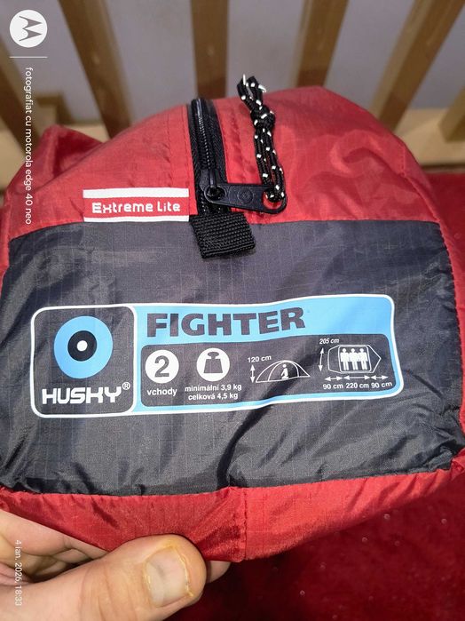 Cort HUSKY Fighter 3–4 pers Nou, 4 anotimpuri, expediție, ultra-rezis