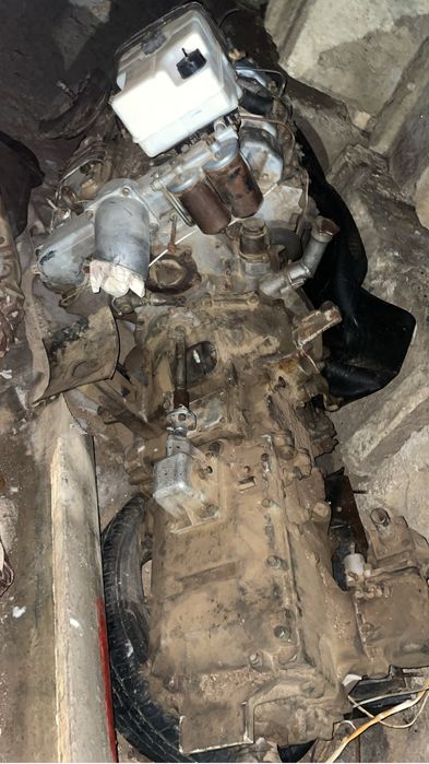 Мотор и кпп на камаз