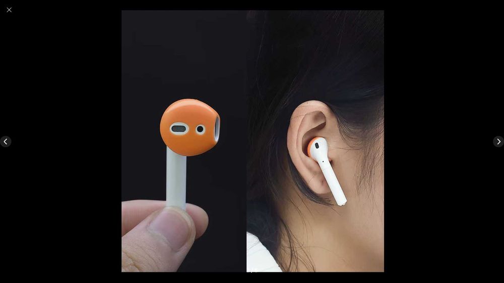 Новые сменные насадки амбушюры для наушников Apple airpods 1, 2