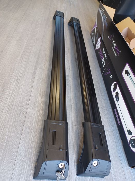 Багажник,напречни греди,Audi Q7 Ауди кю7 2015 алуминиеви аерогредди