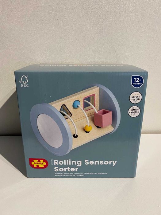 Bigjigs Дървена образователна играчка за занимания за бебета