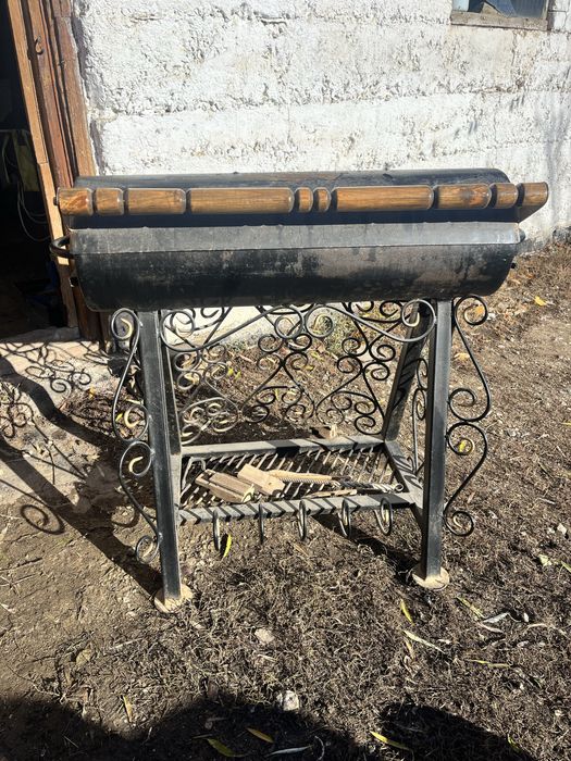 Мангал стальной тяжелый