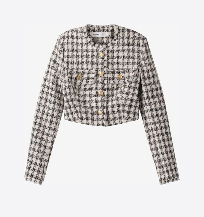 Яке от буке в син цвят HM