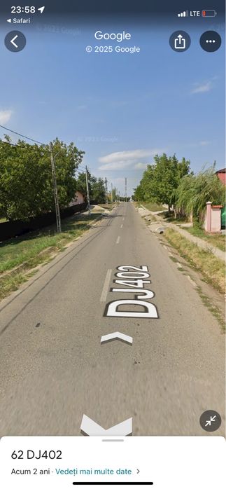 Oferta. Teren intravilan de vanzare Sinesti 500m