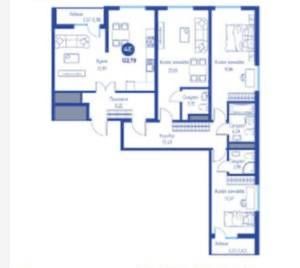 СРОЧНО! ПРОДАЁТСЯ 4/12/15 квартира в ЖК Regnum Plaza Буз базар м. БИЙ