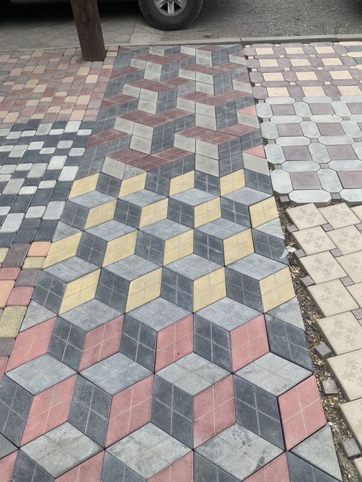 Тротуарная плитка, бордюры, брусчатка