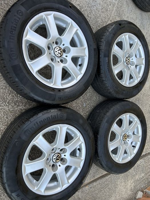 5х112 15 ски за vw golf 5 pasat toursn kadi skoda seat с летни гуми