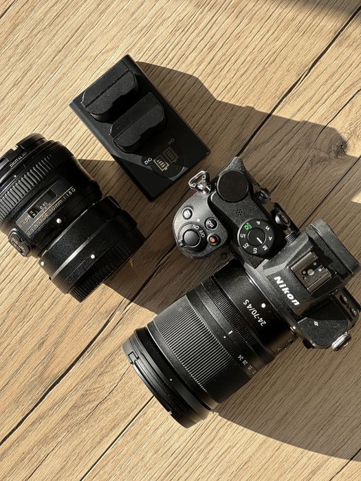 Nikon z5, 24-70мм + 50мм.