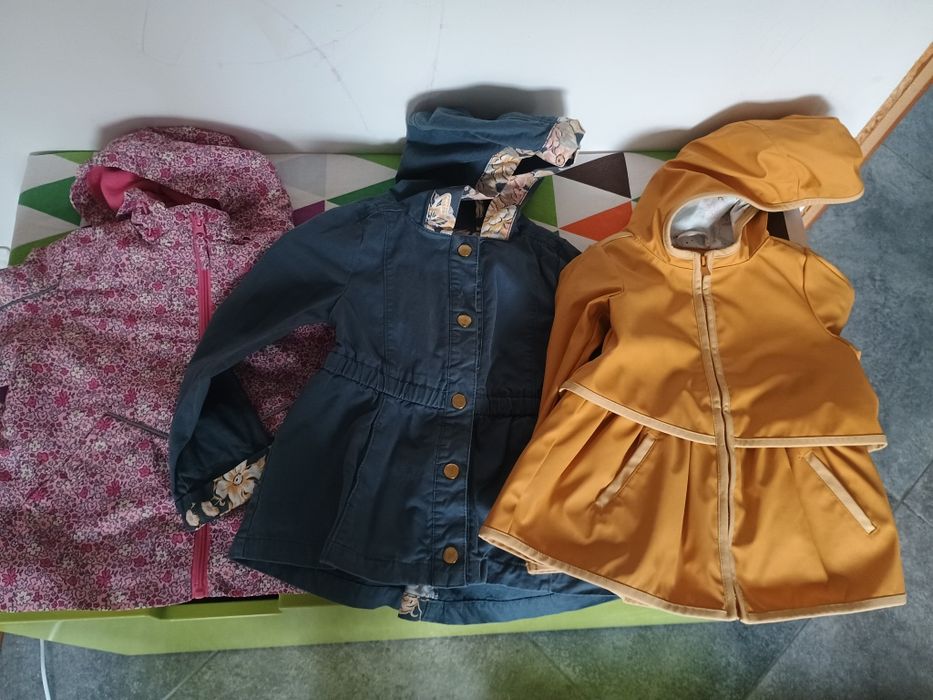 Пролетни якета ескимос и зимен комплект яке с гащеризон размер 98 (2-3