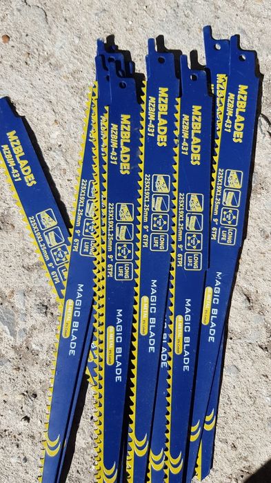 Ножове за метал и дърво за саблен трион