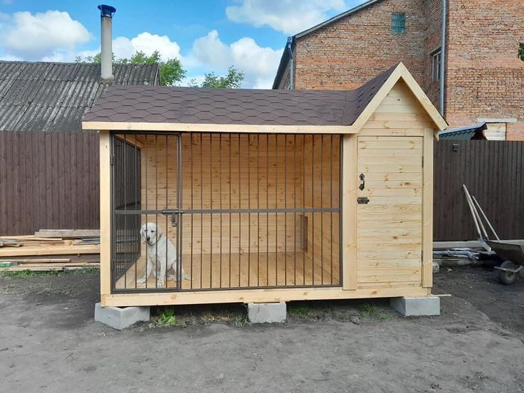 Вольер для собак будка утепленный