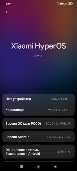 Poco f5 pro 12+12/512gb