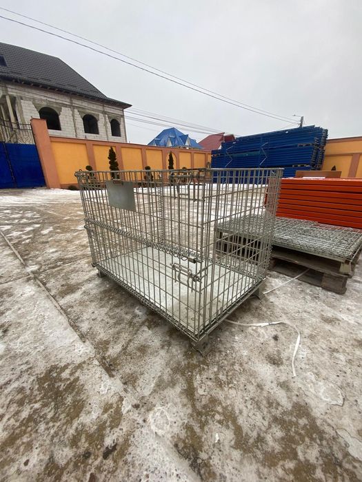 Box paleți  zincate  pliabili 120/80/90  sunt pe stoc 1000