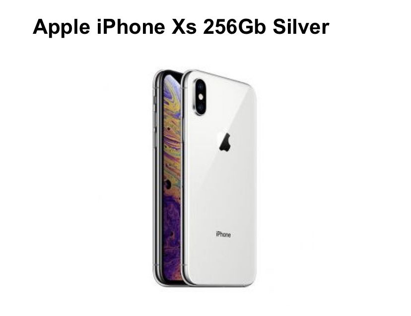 Iphone XS Silver 256gb