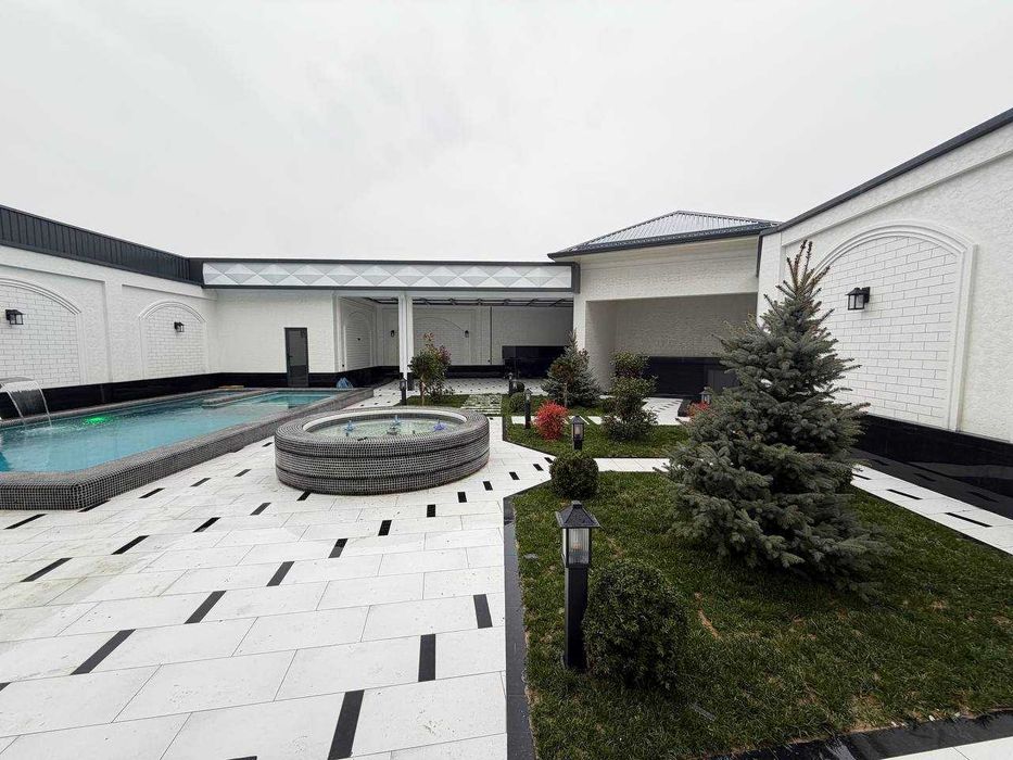 Элитный 3-уровневый евродом 450 м² в Sayram Village, British School