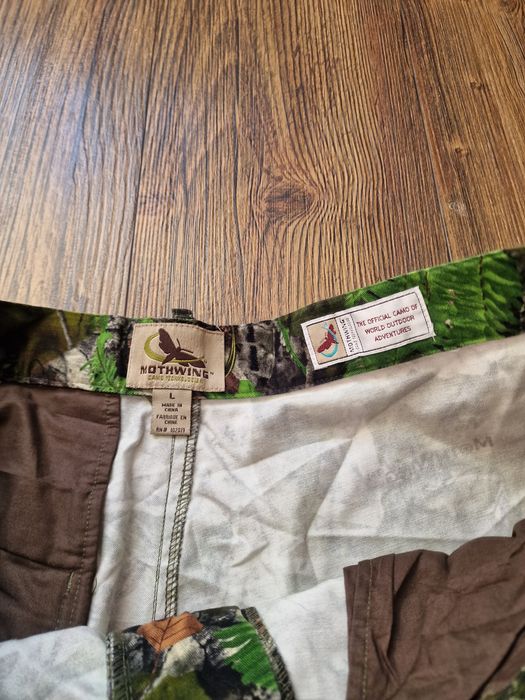 Страхотен мъжки ловен екип MOTHWING размер L , памук , риза и панталон