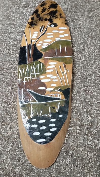 Панно на спиле  дерева