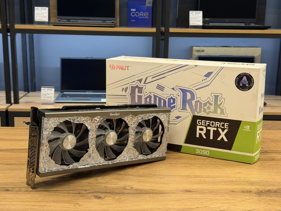 Видеокарта Palit RTX 3090 24gb GameRock, GDDR6X