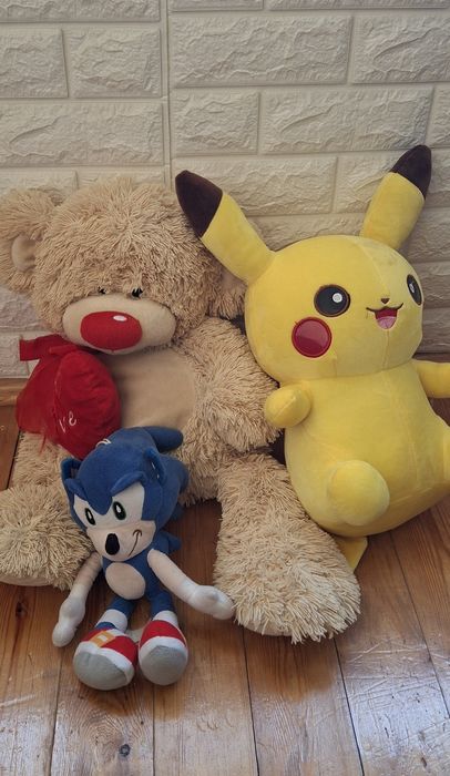 Мягкие игрушки, за все 100 000