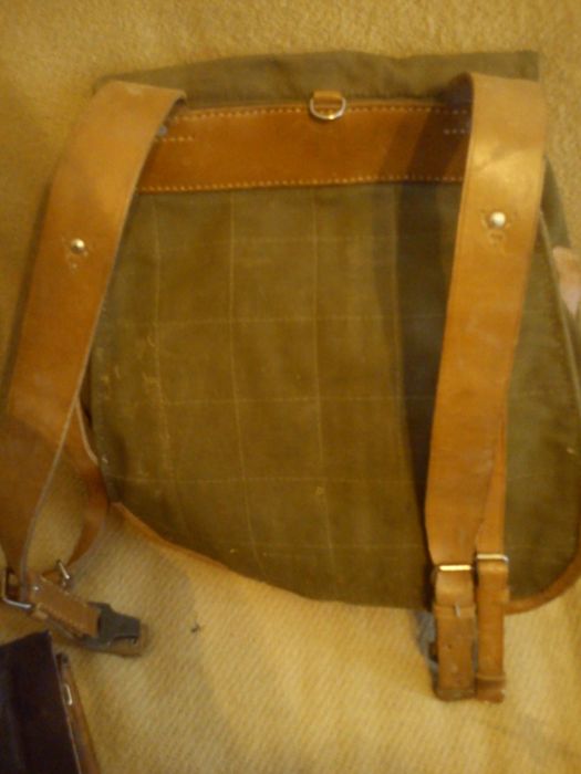 Ranita rucsac curele piele RSR excelent