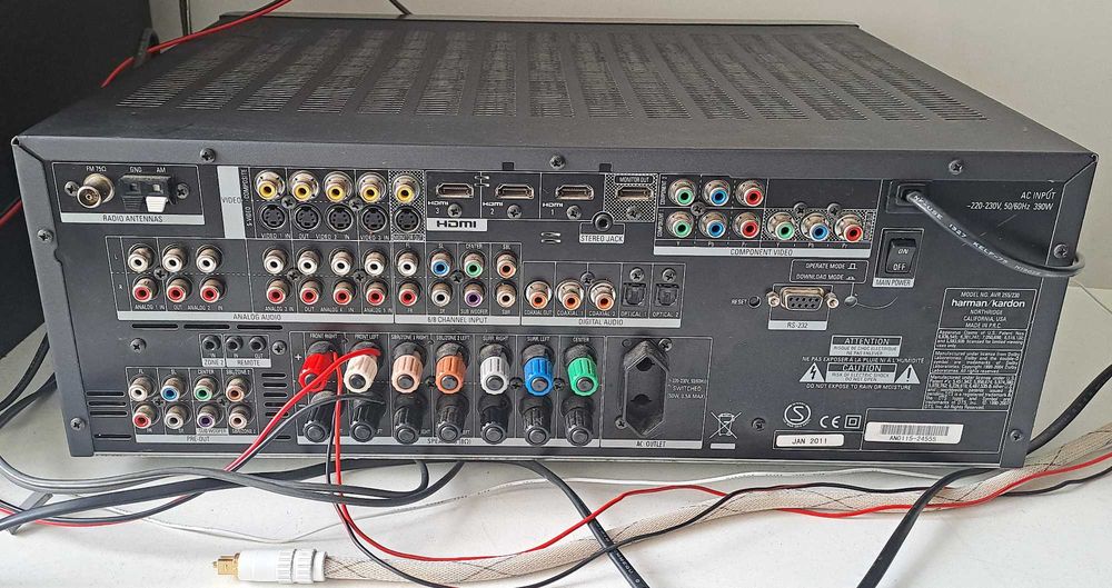 Harman Kardon AVR 255 Receiver 7.1 HDMI Statie Amplificator puternic