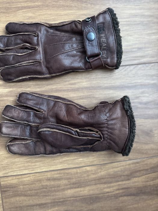 Manusi din piele imblanite stare foarte buna