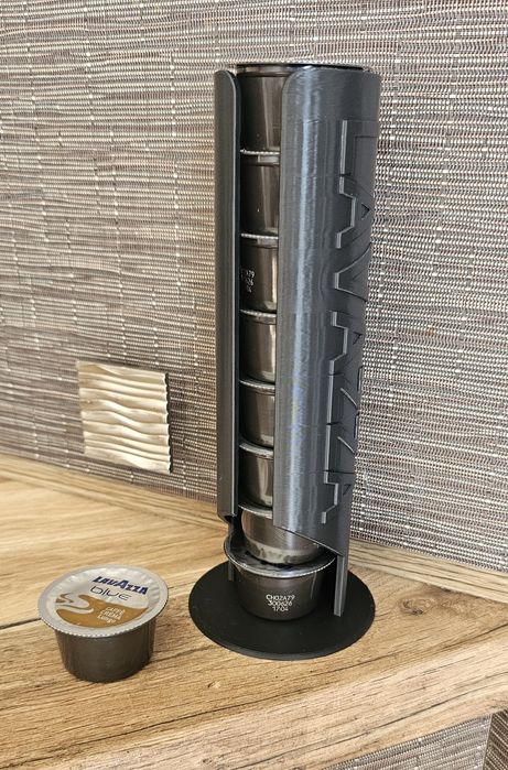3D стойка за капсули Lavazza Blue.Изработена от био разградима пластма