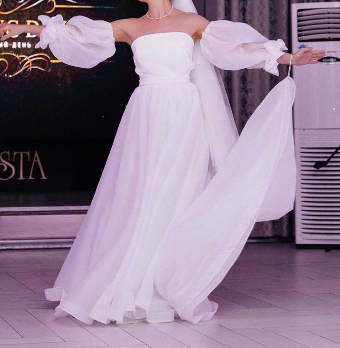 Счастливое свадебное платье