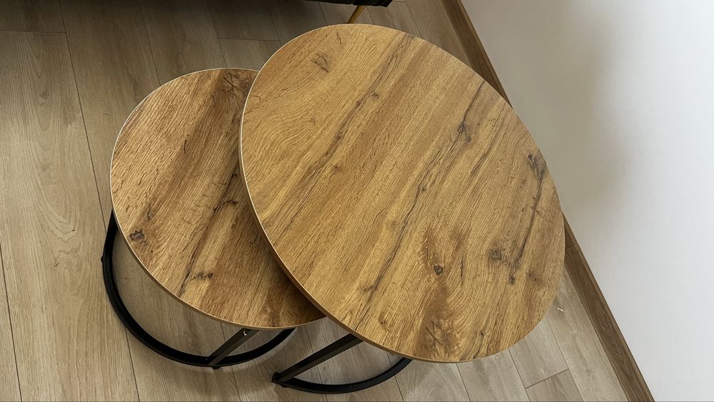 set masa cafea 50cm si 70 cm