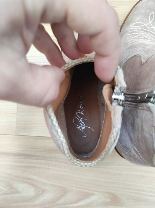Botine  din piele copii 36