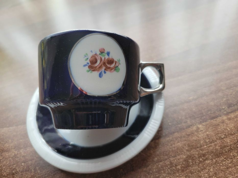 Set cafea de cobalt 6 persoane