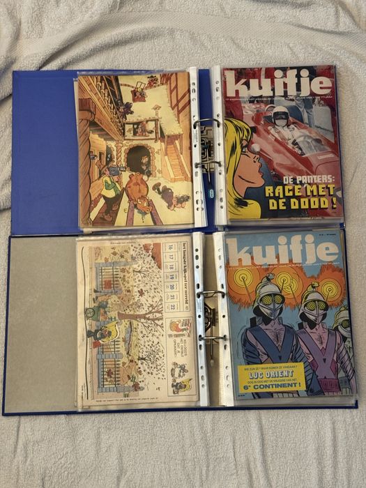 Colectie rara Kuifje 1973 reviste benzi desenate comic carti revista eroi super