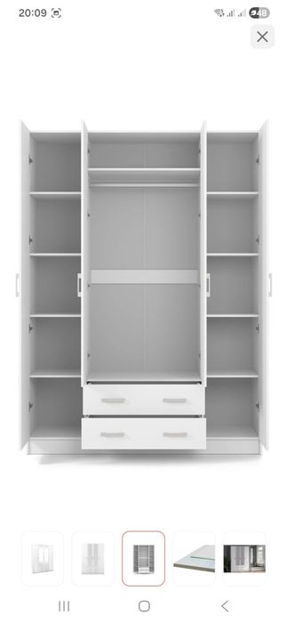 Шифоньер с зеркалом