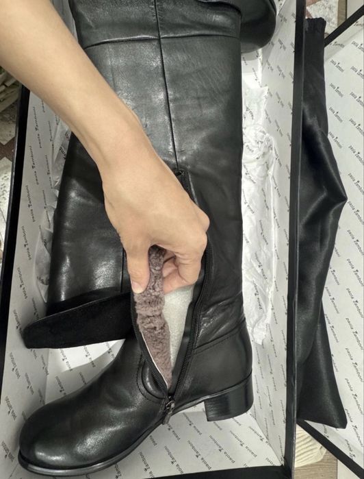 Сапоги италия из кожи