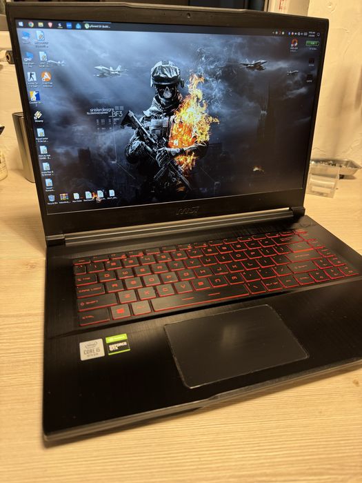 Leptop ultra gaming msi gf65 10sdr