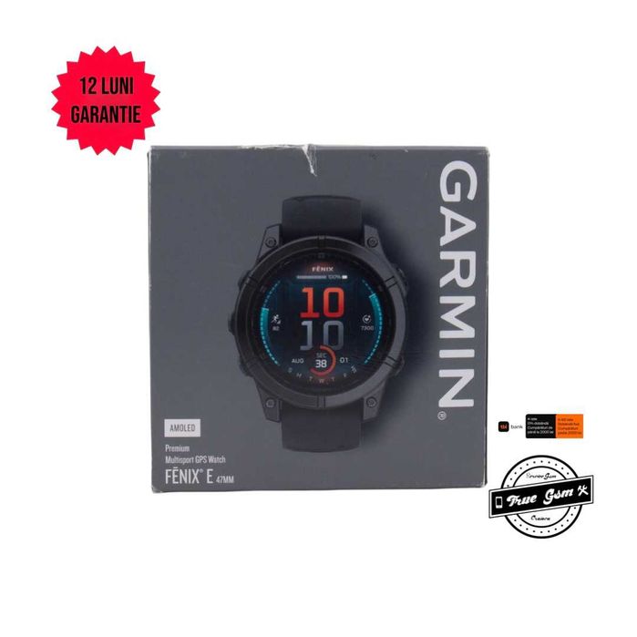 Garmin Fenix E 47mm GPS Amoled Black - GARANTIE 12 LUNI | TrueGSM