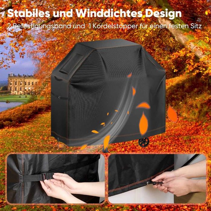 Husa impermeabila gratare  145x61x115cm