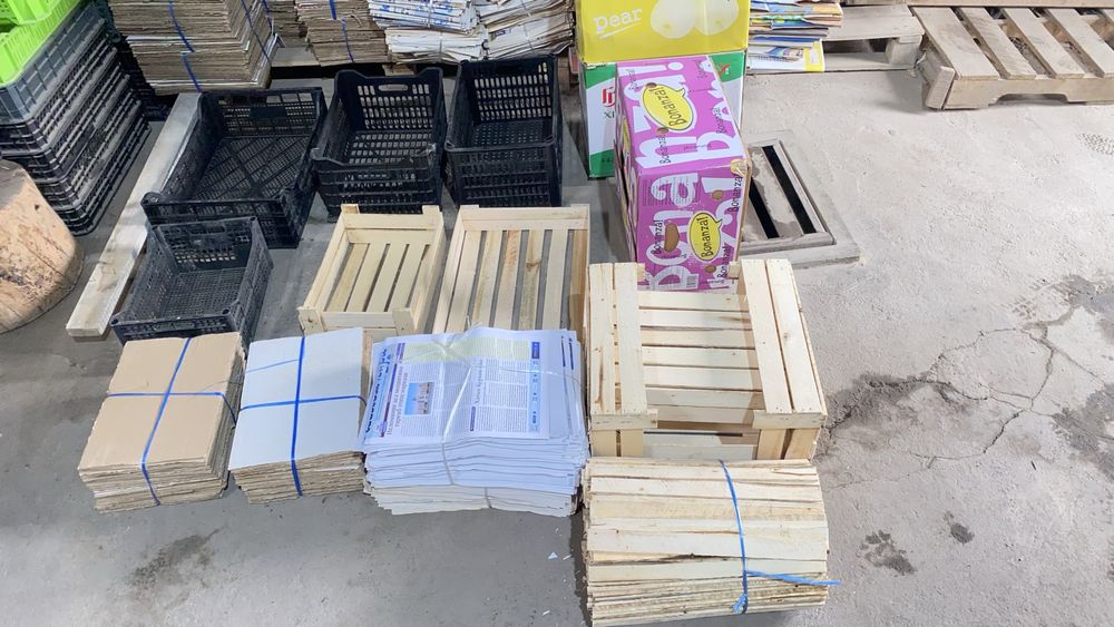 Ящики Пластмассовые Деревянные бумажные коробки