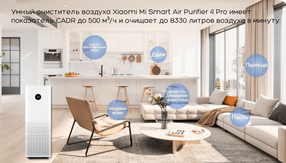 ОЧИСТИТЕЛЬ воздуха Mi Xiaomi Air Purifier 4 LITE, 4 PRO