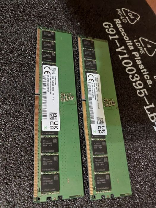64GB 5600Mts CL46 DDR5 SK Hynix , RAM памет 2x32GB ( 6000Mts CL30 )