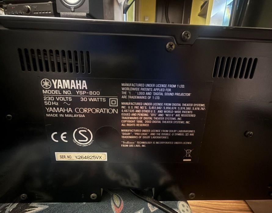 Yamaha ysp 800 (soundbar/proiector sunet)  pentru piese