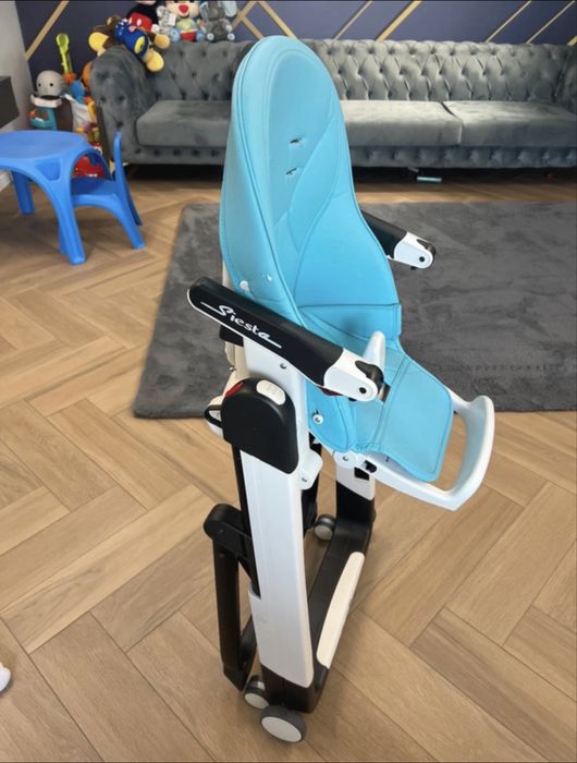 Scaun masa bebelusi Peg Perego Siesta Follow me albastru