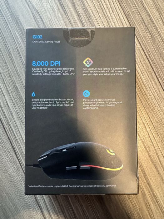 Mouse Logitech G102 Lightsync