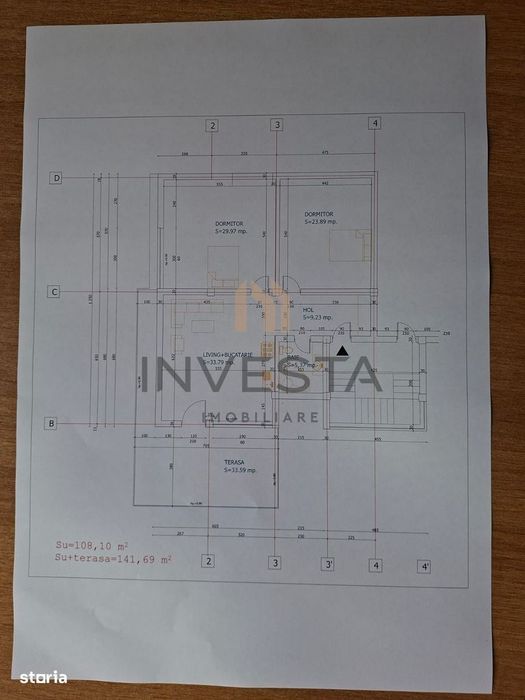Apartament cu 3 camere - 108 mp utili, vedere spre oras, Buna Ziua